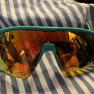 Body Glove Green Sunglasses with Orange Lenses chromatic